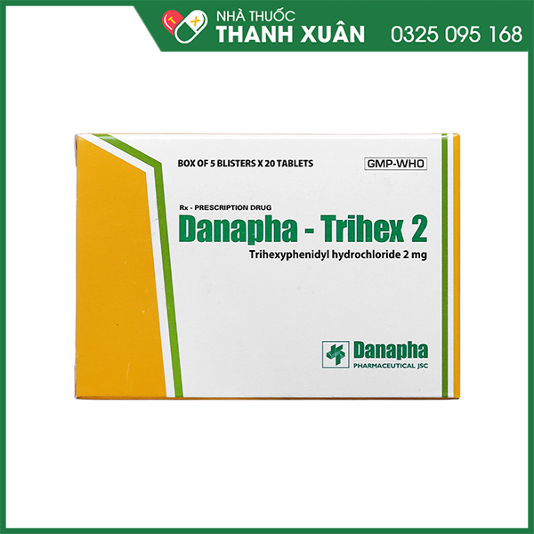 Danapha-Trihex 2 điều trị bệnh Parkinson
